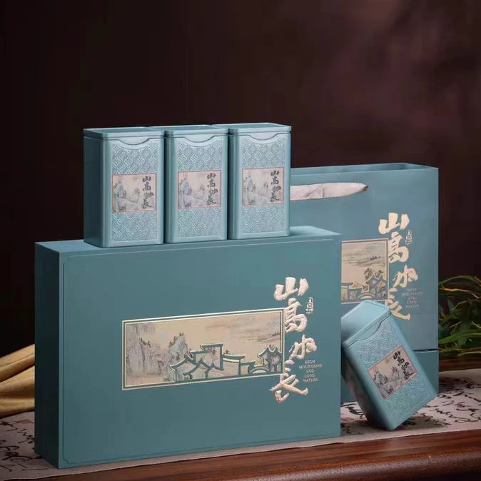 山高水长 碧螺春茶叶礼盒装 2024新茶 绿茶茶叶 送礼长辈