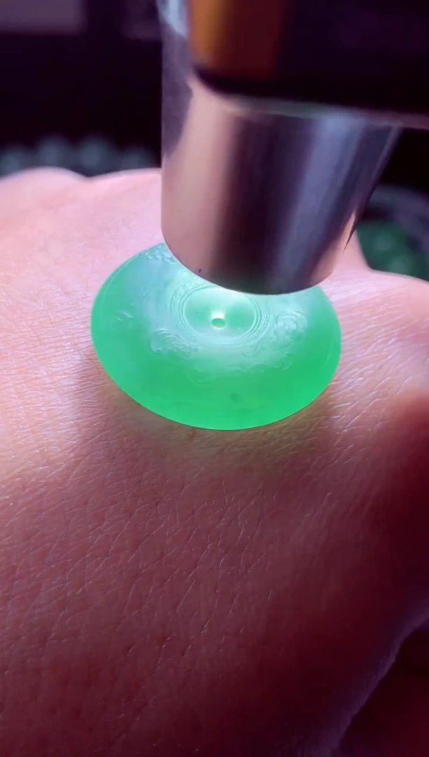 未镶嵌定制翡翠玲*#翡翠毛货定制570803