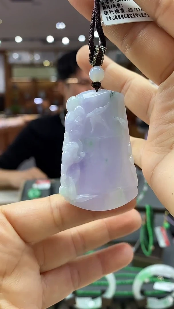 颈饰未镶嵌翡翠竹节