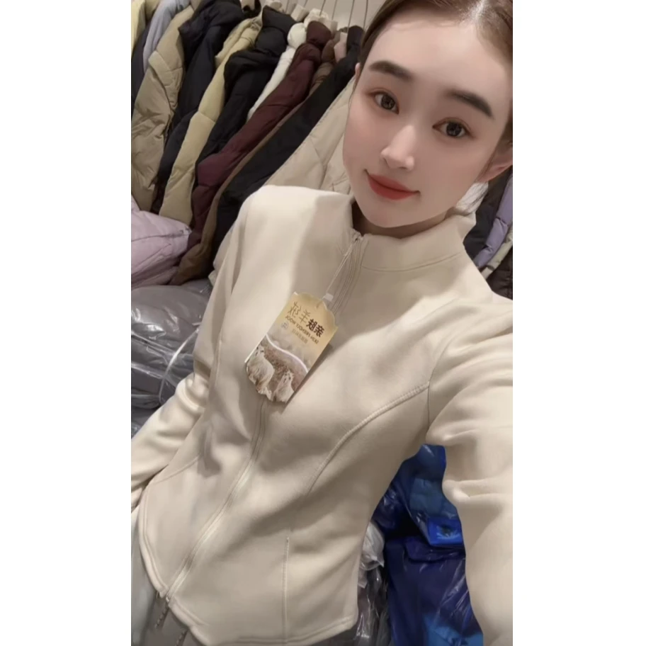 （柚子同款）GL冬季高品质拉链暖暖衣开衫
