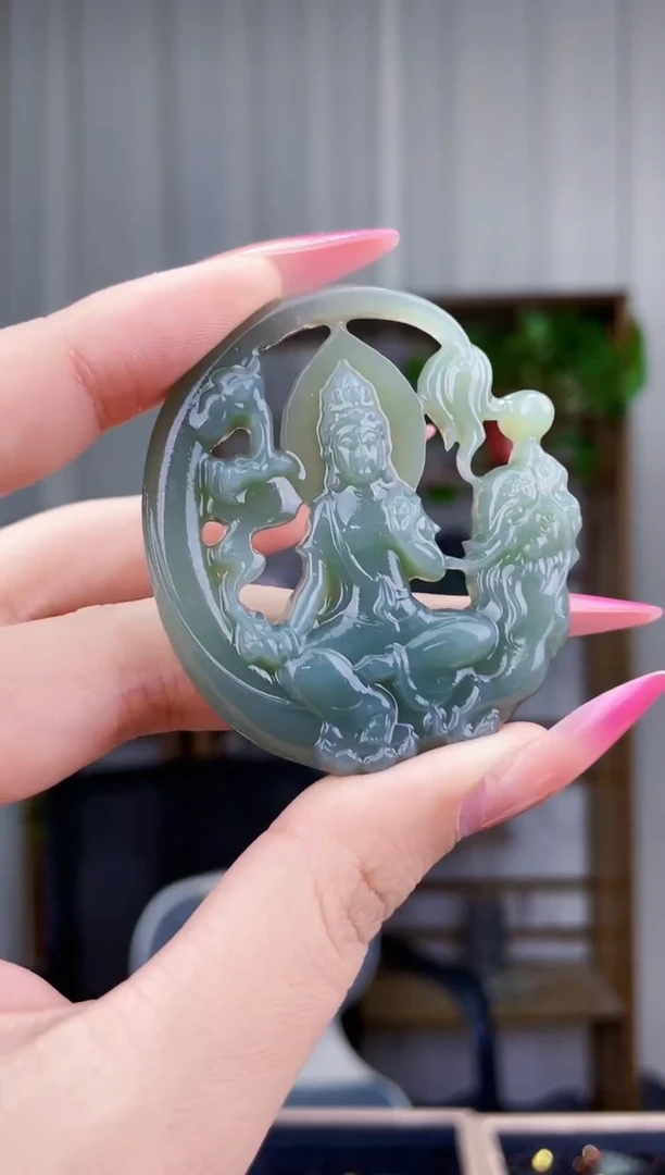 和田玉未镶嵌挂件拍一发一，多样性发货！