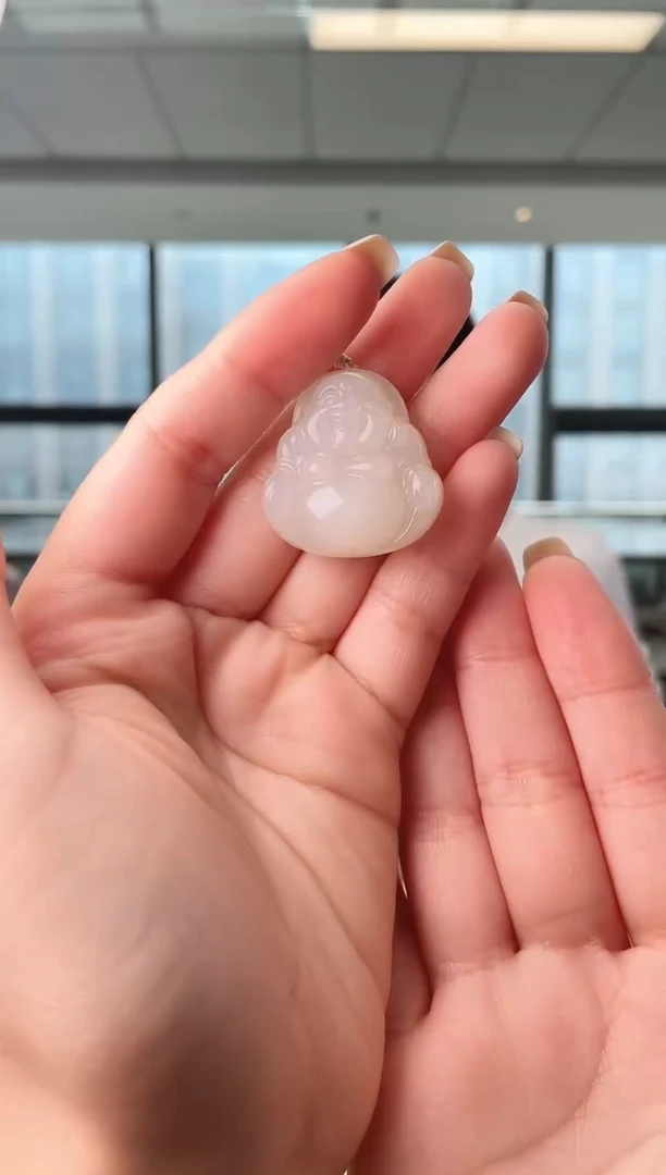 颈饰未镶嵌和田玉30佛公 无