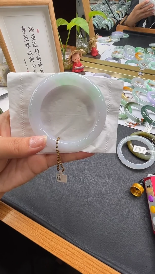 未镶嵌手镯翡翠A货翡翠胖圆 2