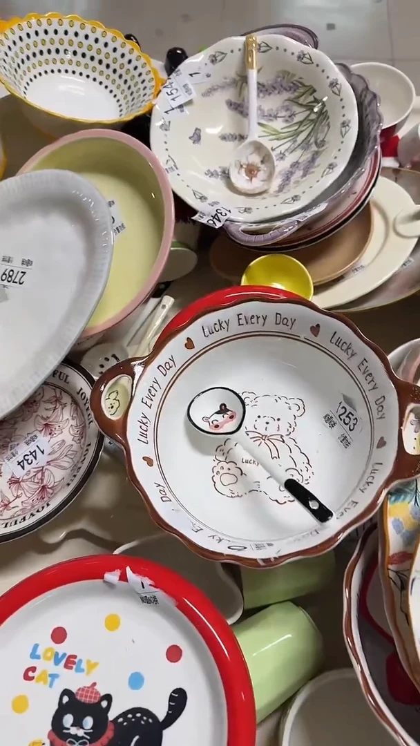 陶瓷手柄款微瑕四单包邮1565