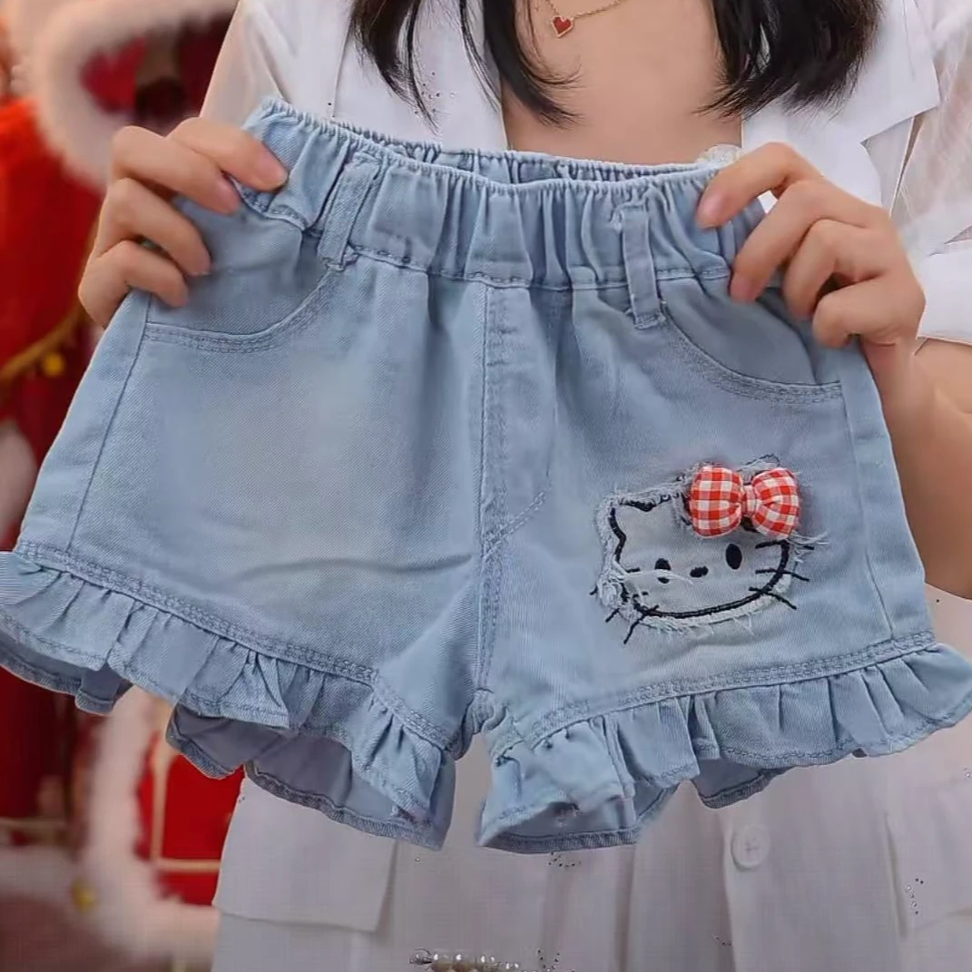 【夏季百搭--牛仔短裤】【夏款】女童童装裤子长裤