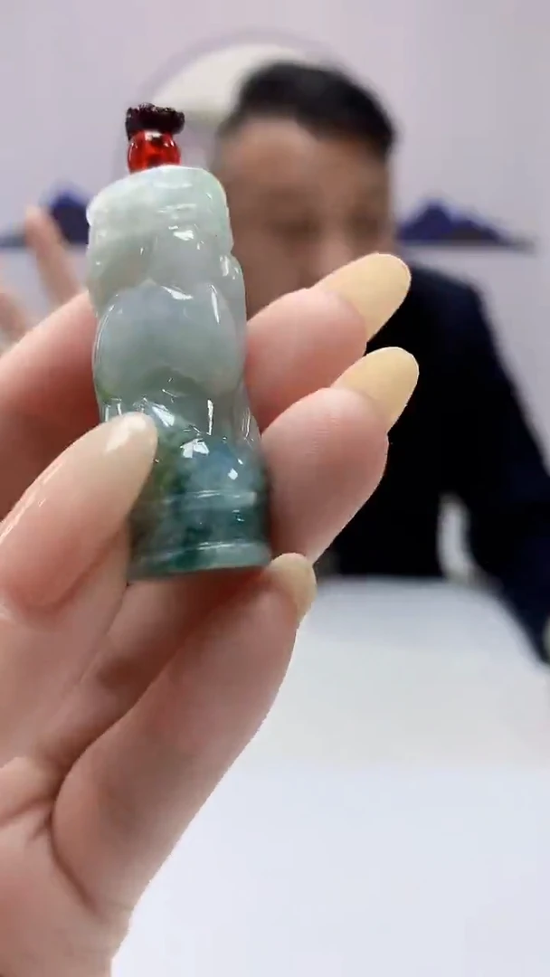 翡翠未镶嵌颈饰4969DD-JJ挂件2