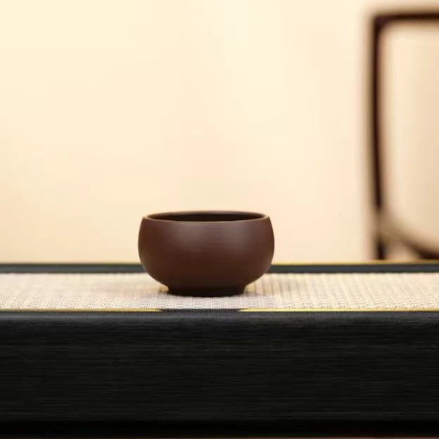 赵掌柜紫砂     紫泥浮力杯