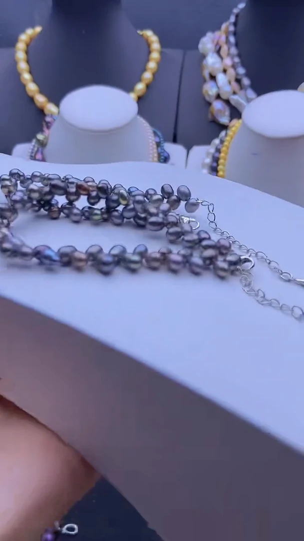 淡水珍珠未镶嵌颈饰1