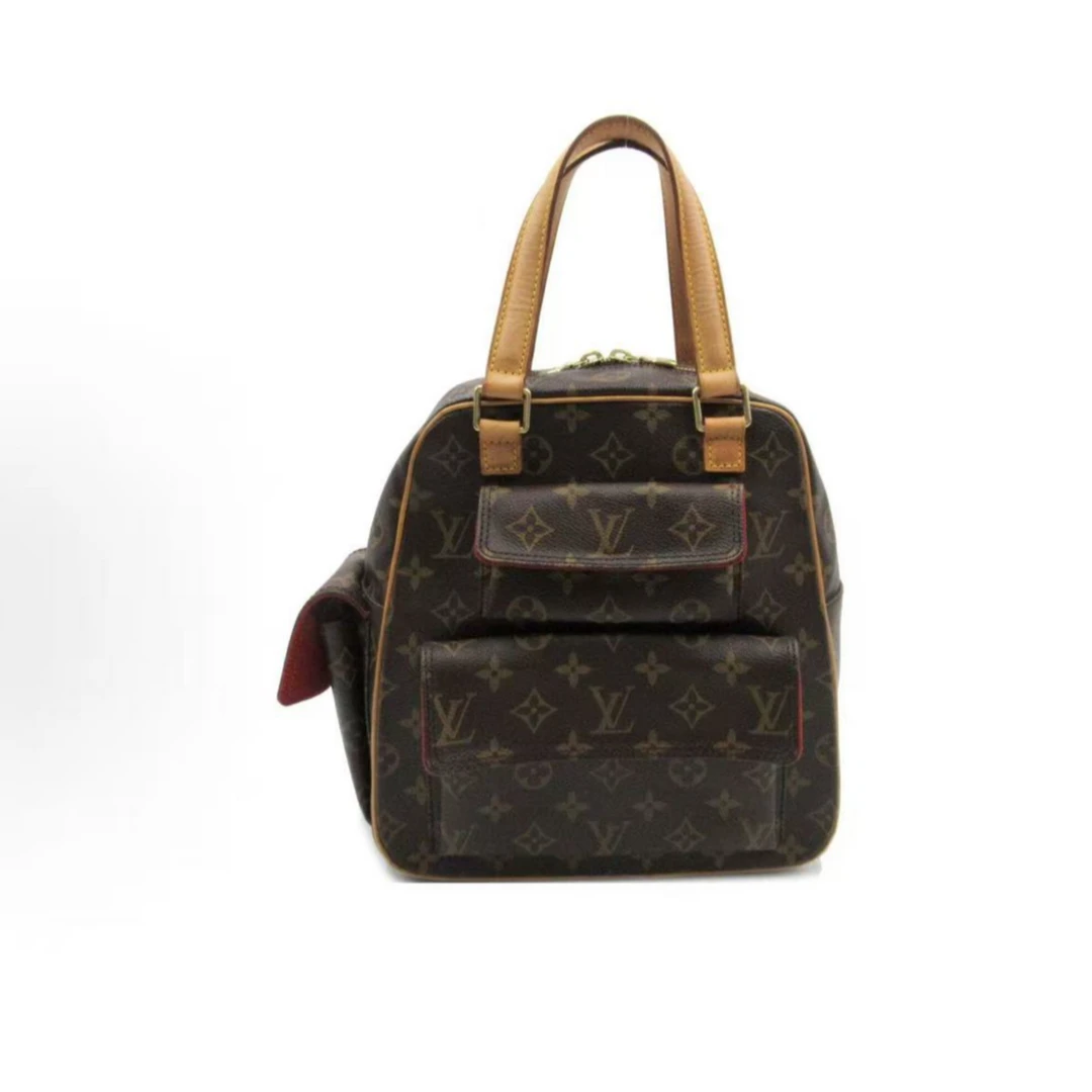 95新 LouisVuitton/路易威登 安洁利路易威登老花手提包