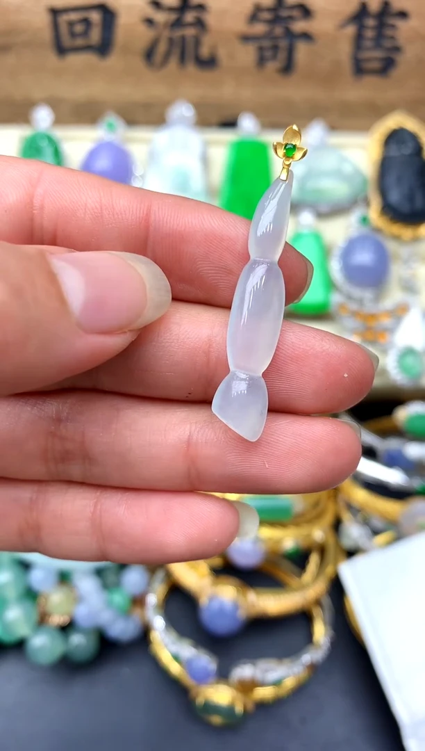 【闪购商品】翡翠颈饰18K金镶嵌101-中国好珍宝