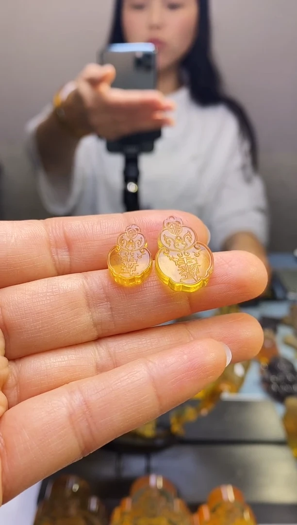 【闪购商品】琥珀颈饰未镶嵌SN3-72（紫薇讳*2）