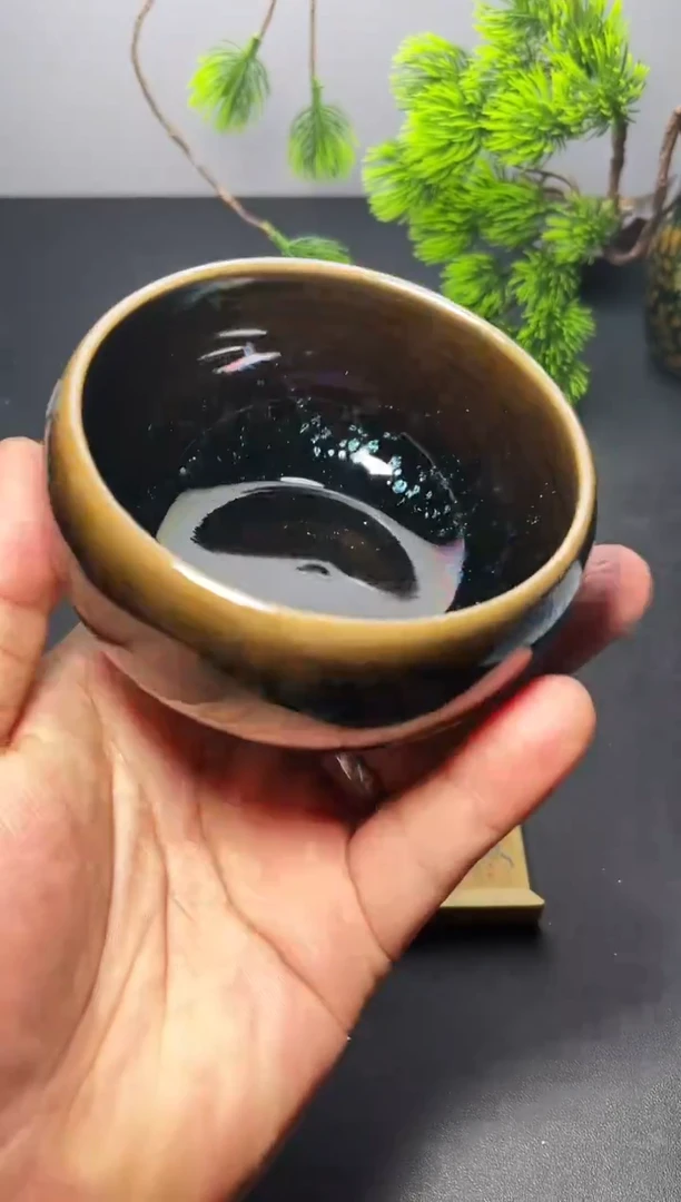 茶盏177  叶紫建盏