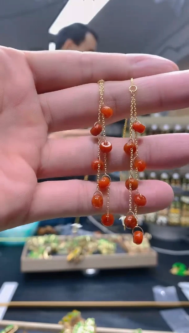 【闪购商品】翡翠耳饰合金121翡翠耳线