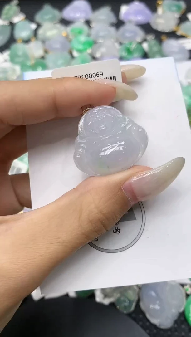 颈饰18K金镶嵌翡翠11111111111