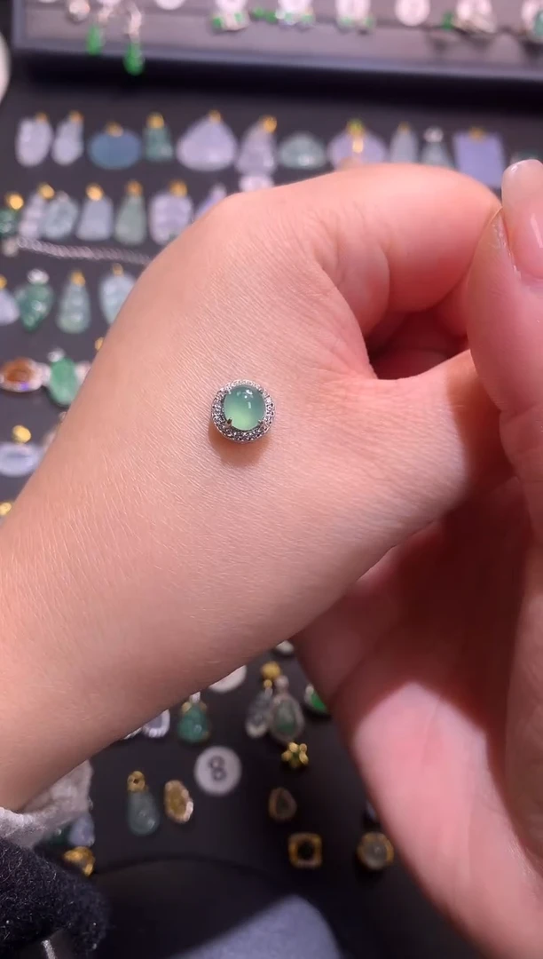 【闪购商品】翡翠吊坠(不含链)银S925镶嵌1