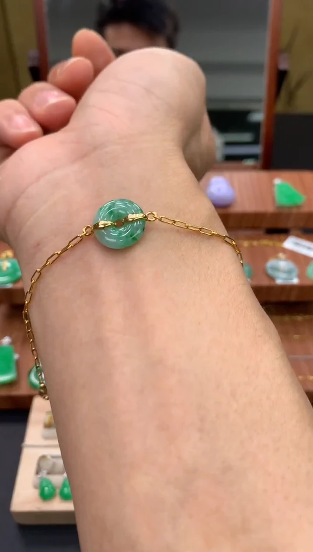 未镶嵌手链翡翠手链