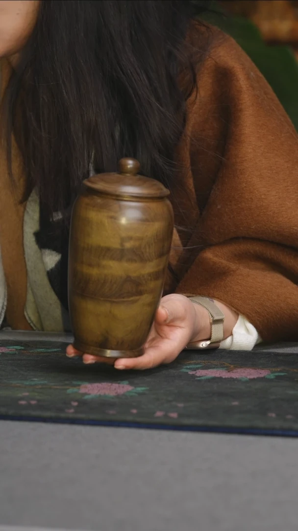 【闪购商品】2号金丝楠古沉茶叶罐