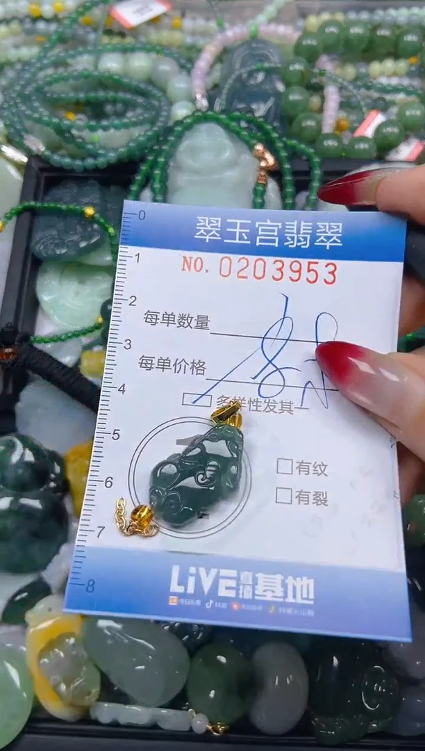 颈饰未镶嵌翡翠闪购C0203953多样性发其一
