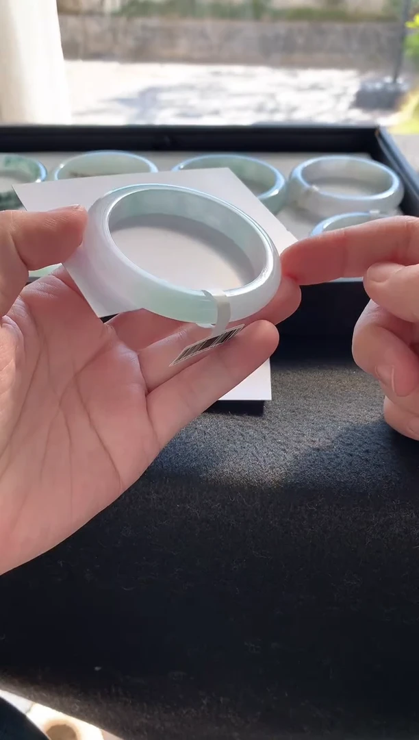 未镶嵌手镯翡翠53.2正圈Y4370买断