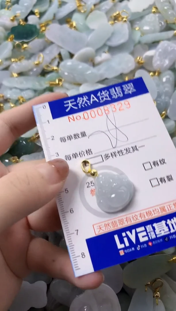 颈饰未镶嵌翡翠天然A货翡翠