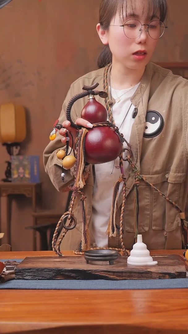 1539号链接精品大漆葫芦现货现发[一物一拍]