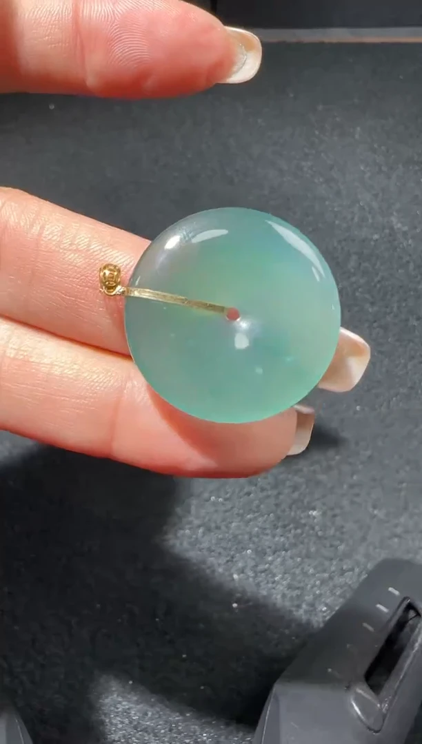 【闪购商品】翡翠吊坠(赠链)18K金镶嵌6654多样性发货拍一发一