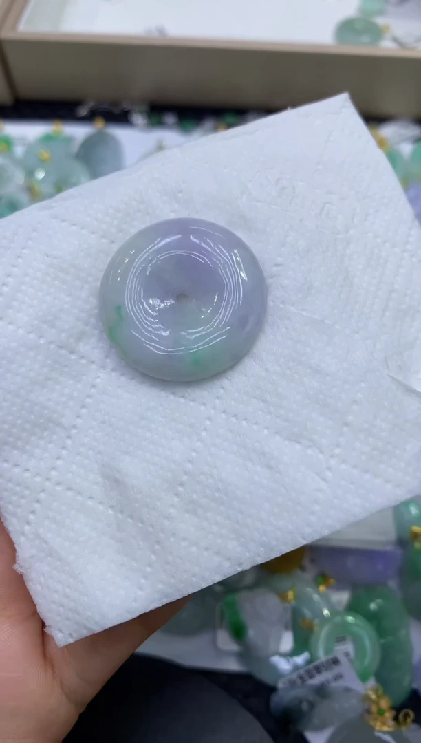 颈饰未镶嵌翡翠天然缅甸A货翡翠