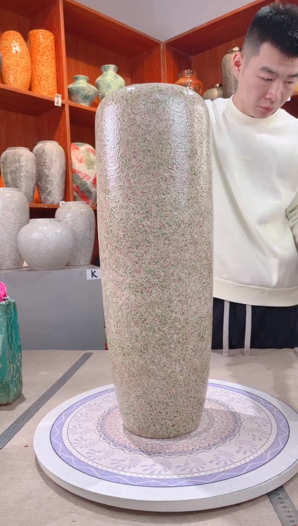 【闪购商品】瓶绿野仙踪60cm落地 陶瓷花瓶 无花