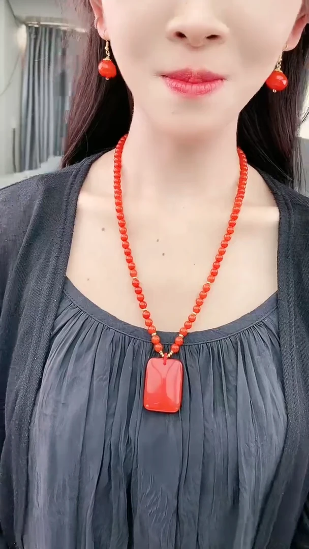 翡翠14K金镶嵌颈饰D275吊坠