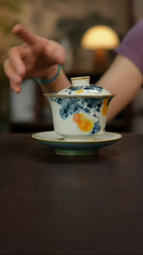 杯景德镇陶瓷杯碗柴烧多人