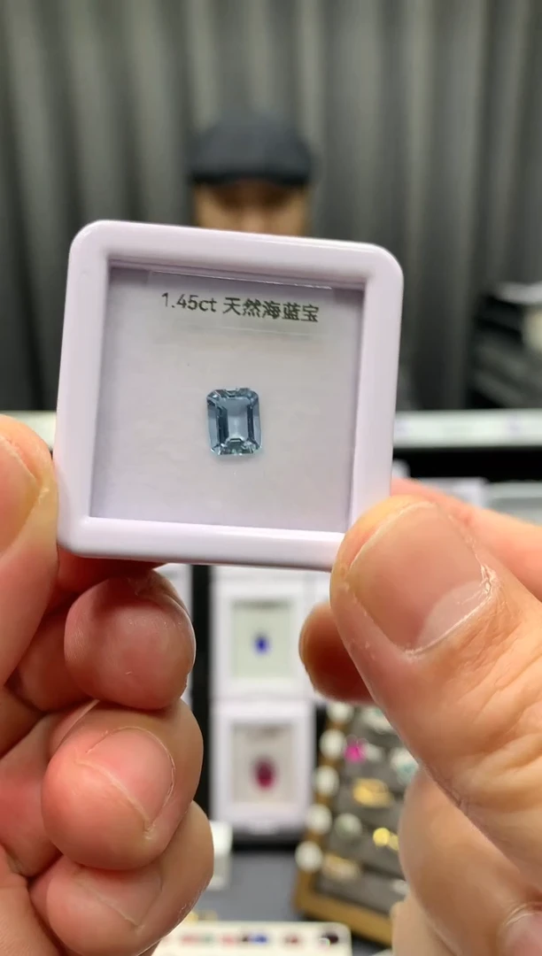 【闪购商品】海蓝宝石笔搁未镶嵌1.45ct 8