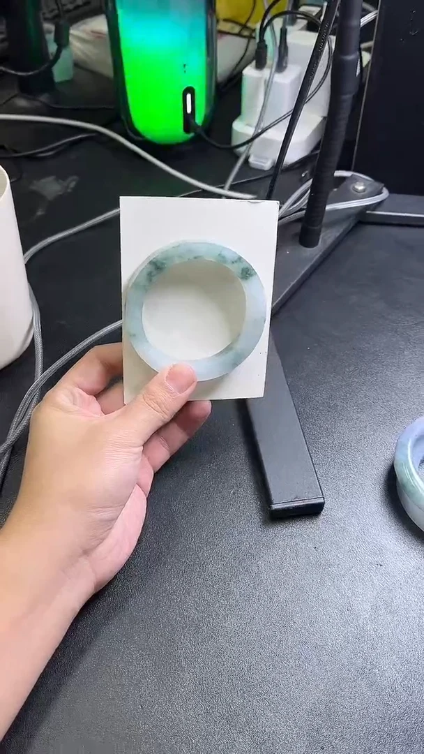 未镶嵌手镯定制翡翠竹*定制