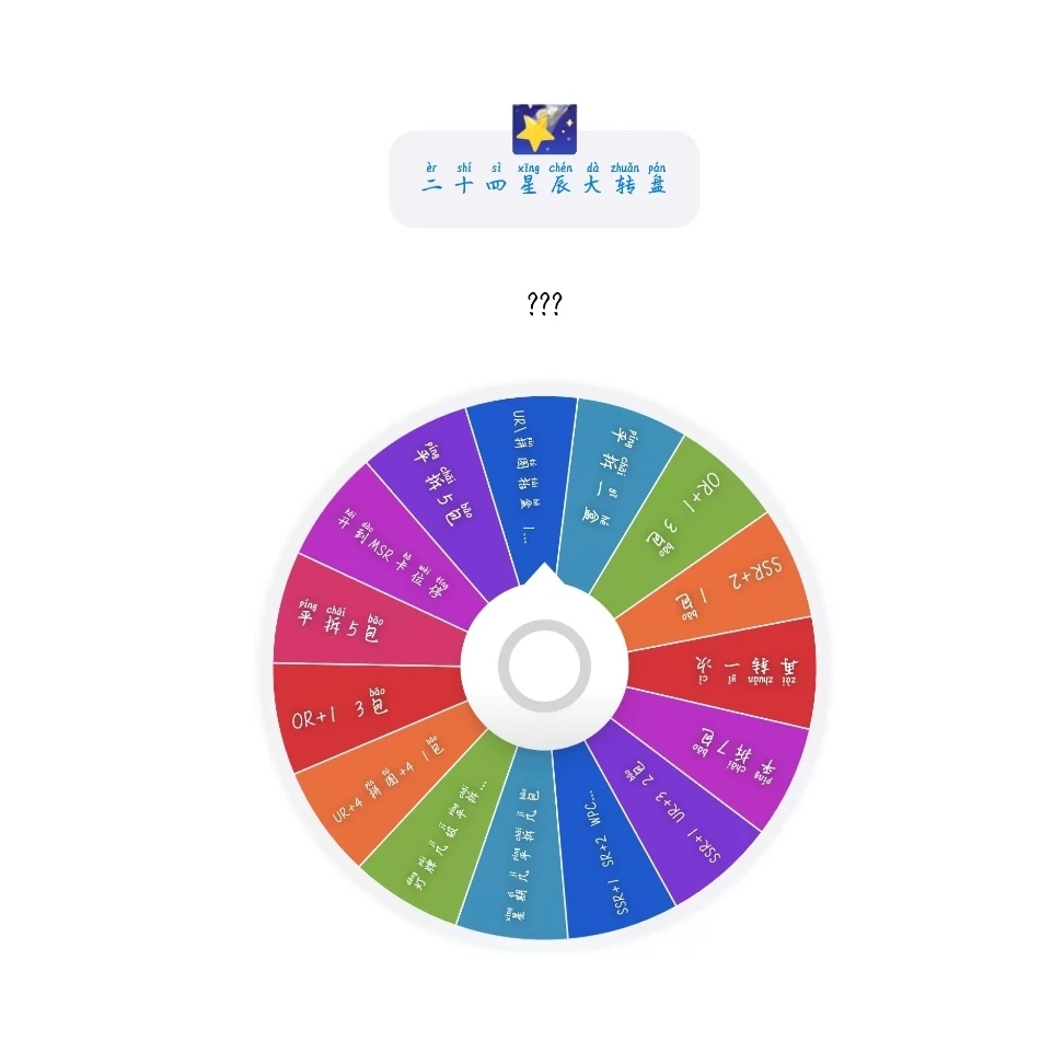 【拆卡】二创卿寒工作室-宫崎骏二十四星辰IP收藏卡牌盲盒大转盘C