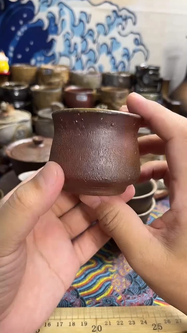 小荒肌日式备前烧茶具茶周边