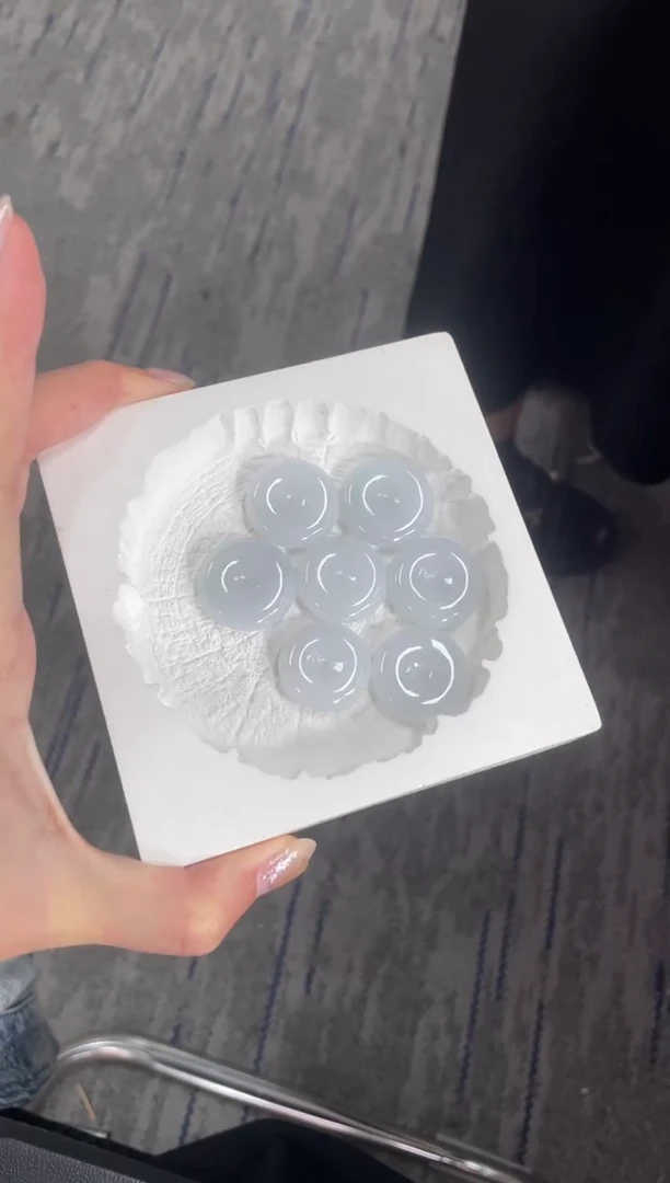 未镶嵌挂件翡翠平安扣FL5配绳/多样性发其一ZBCP