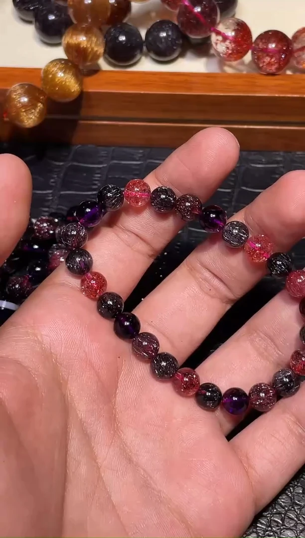 未镶嵌手链水晶超七单圈A7（多样性发其一）