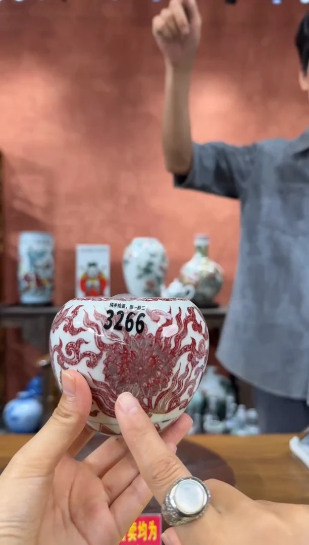 吴义松陶盟手绘陶瓷编码：3266