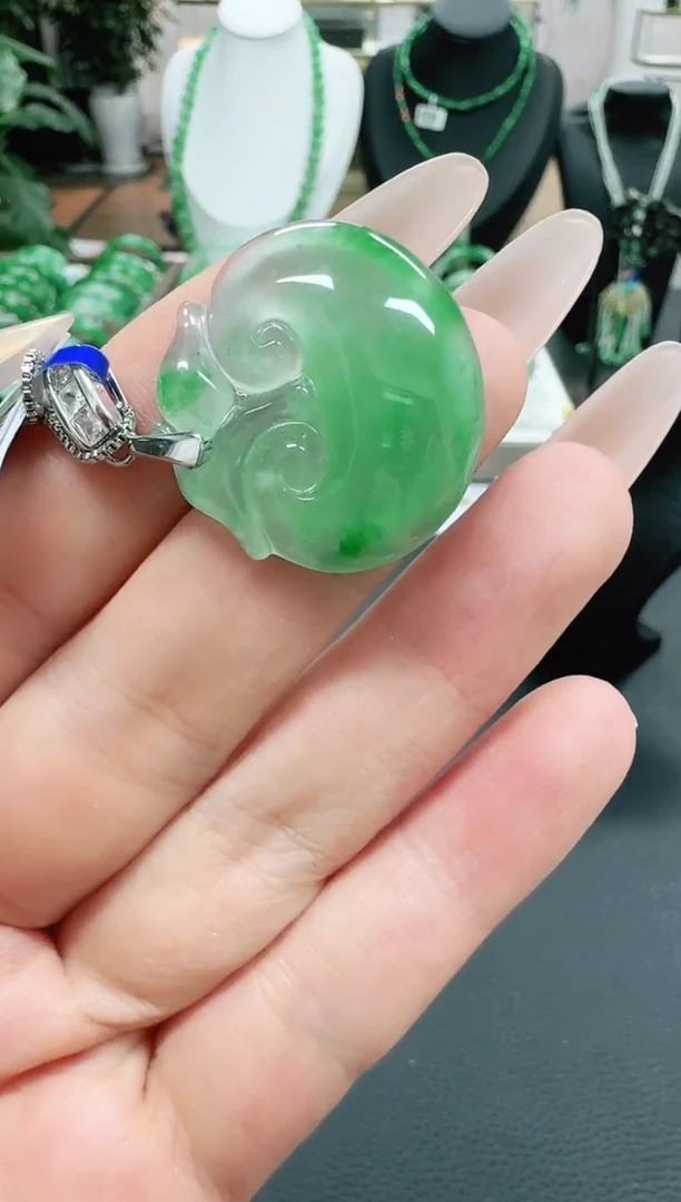 未镶嵌1石英质玉（非洲翠）/3963