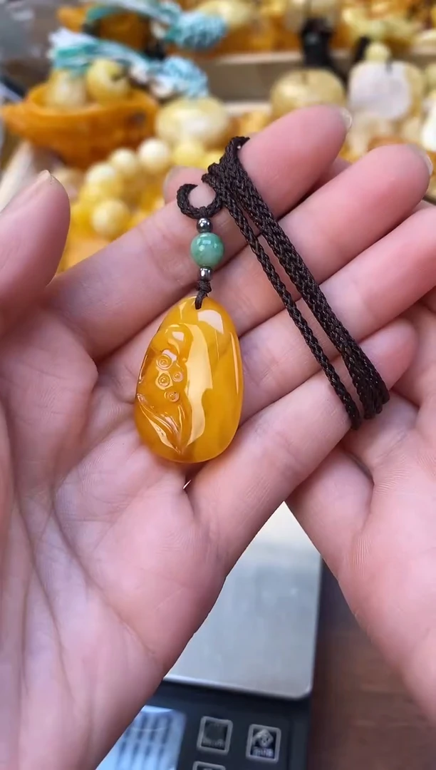 裸石琥珀未镶嵌天然琥珀蜜蜡