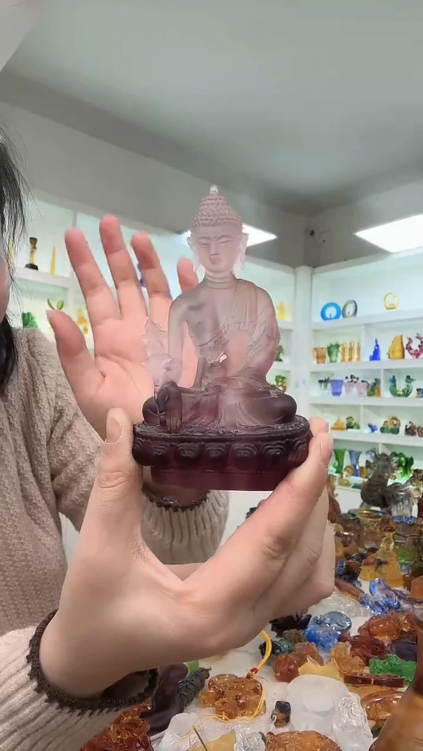 手工艺品琉璃药师佛