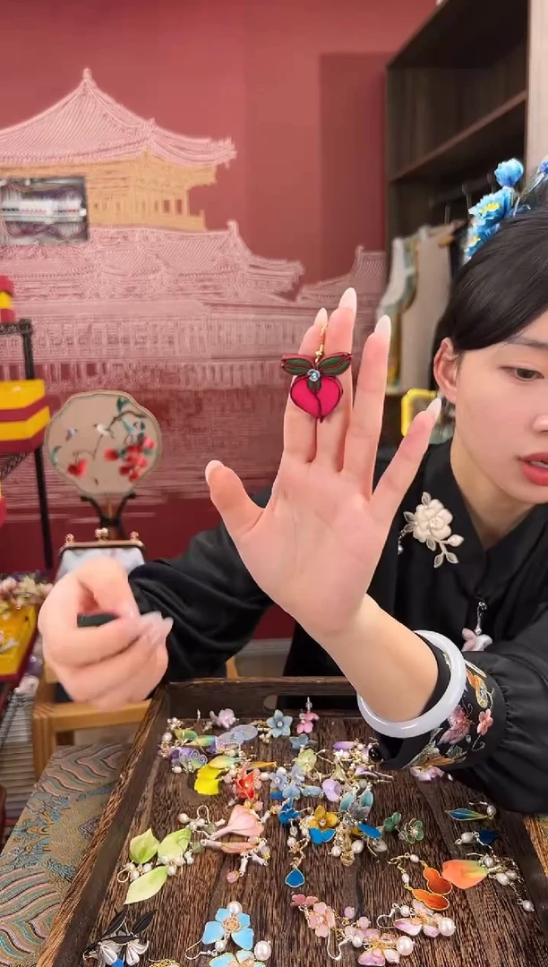 【闪购商品】刺绣苏绣世家非遗手工（耳环）