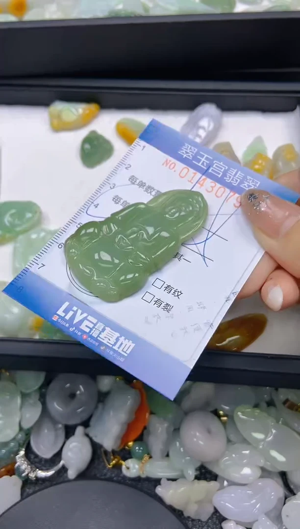 翡翠未镶嵌颈饰闪购0143079