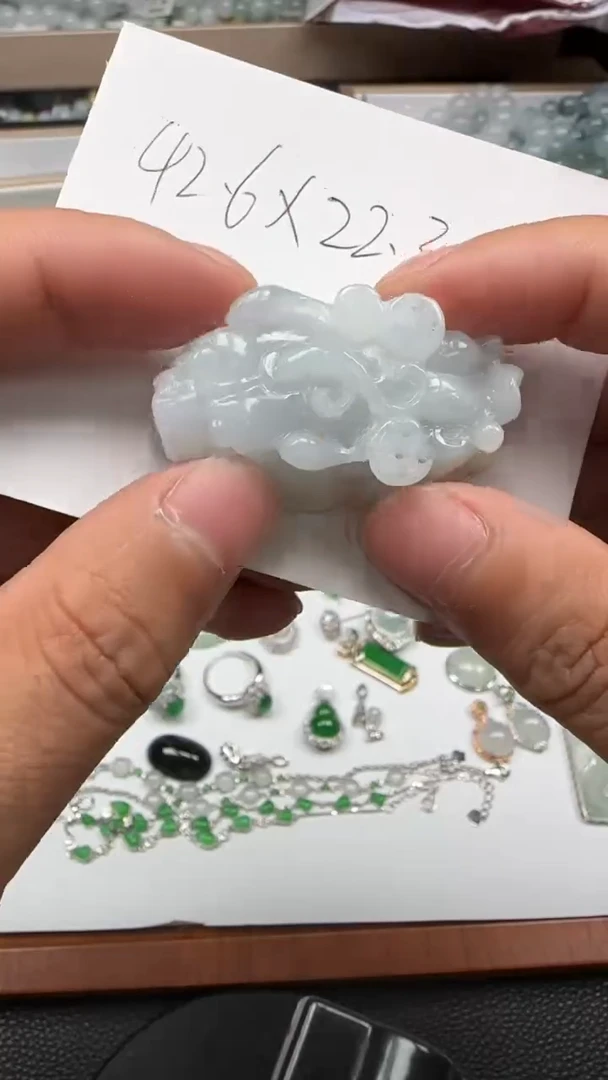 【闪购商品】翡翠颈饰未镶嵌貔貅