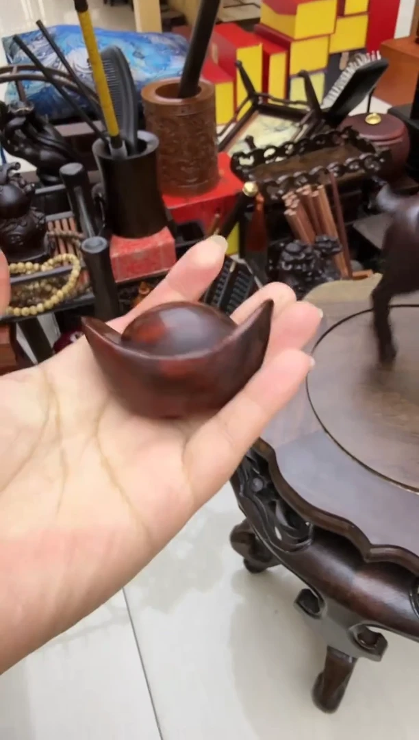 【闪购商品】紫檀元宝淘多奇好物