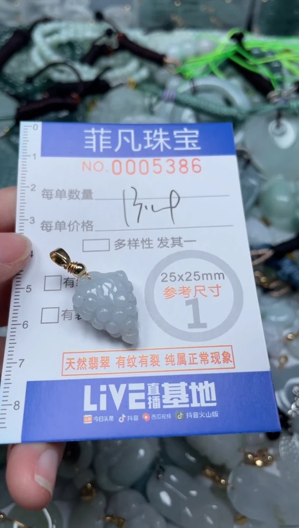 【闪购商品】翡翠颈饰未镶嵌00..5386