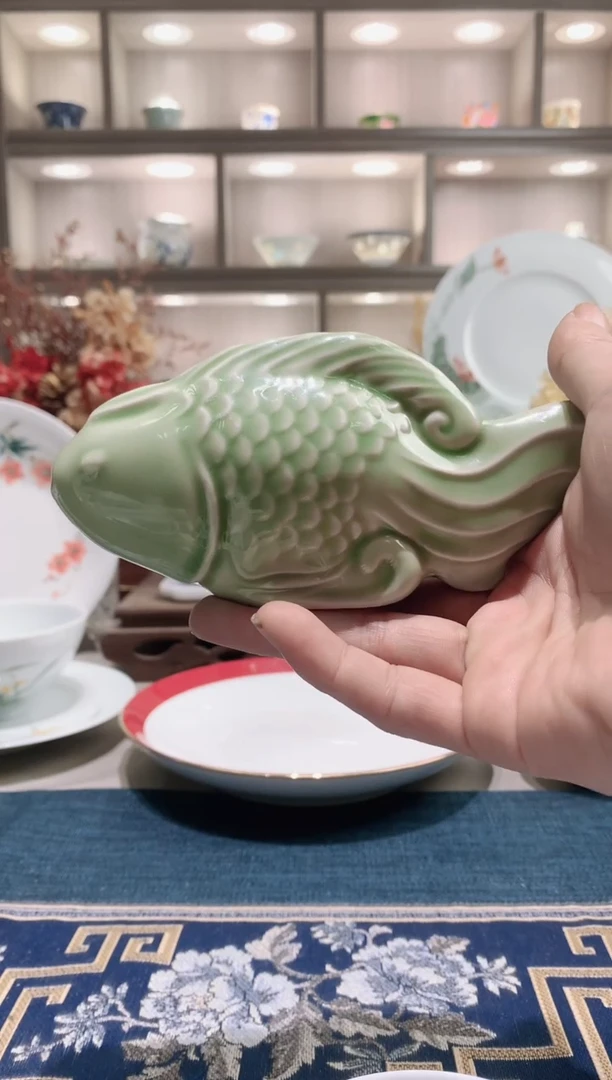 【闪购商品】负离子高温陶瓷摆件鱼