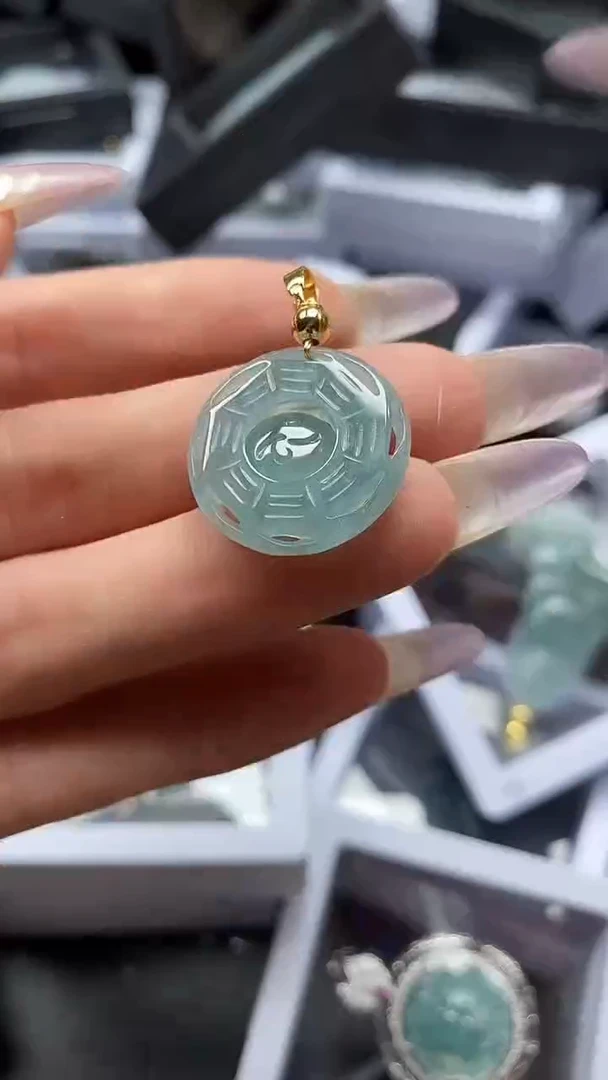 吊坠(不含链)未镶嵌翡翠6722