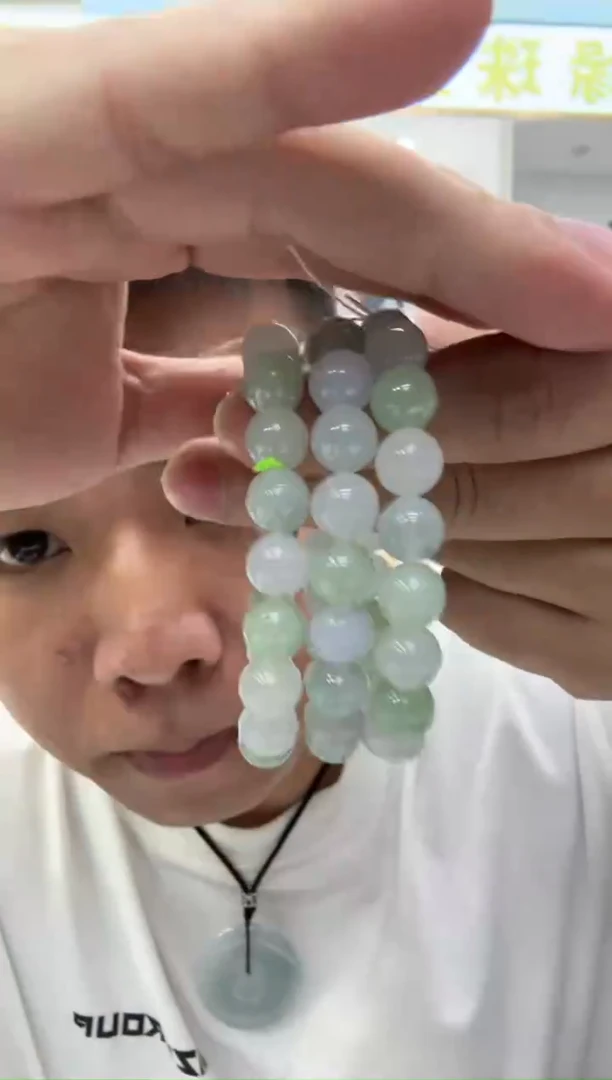 未镶嵌挂件翡翠多样性天然翡翠A货手链一件