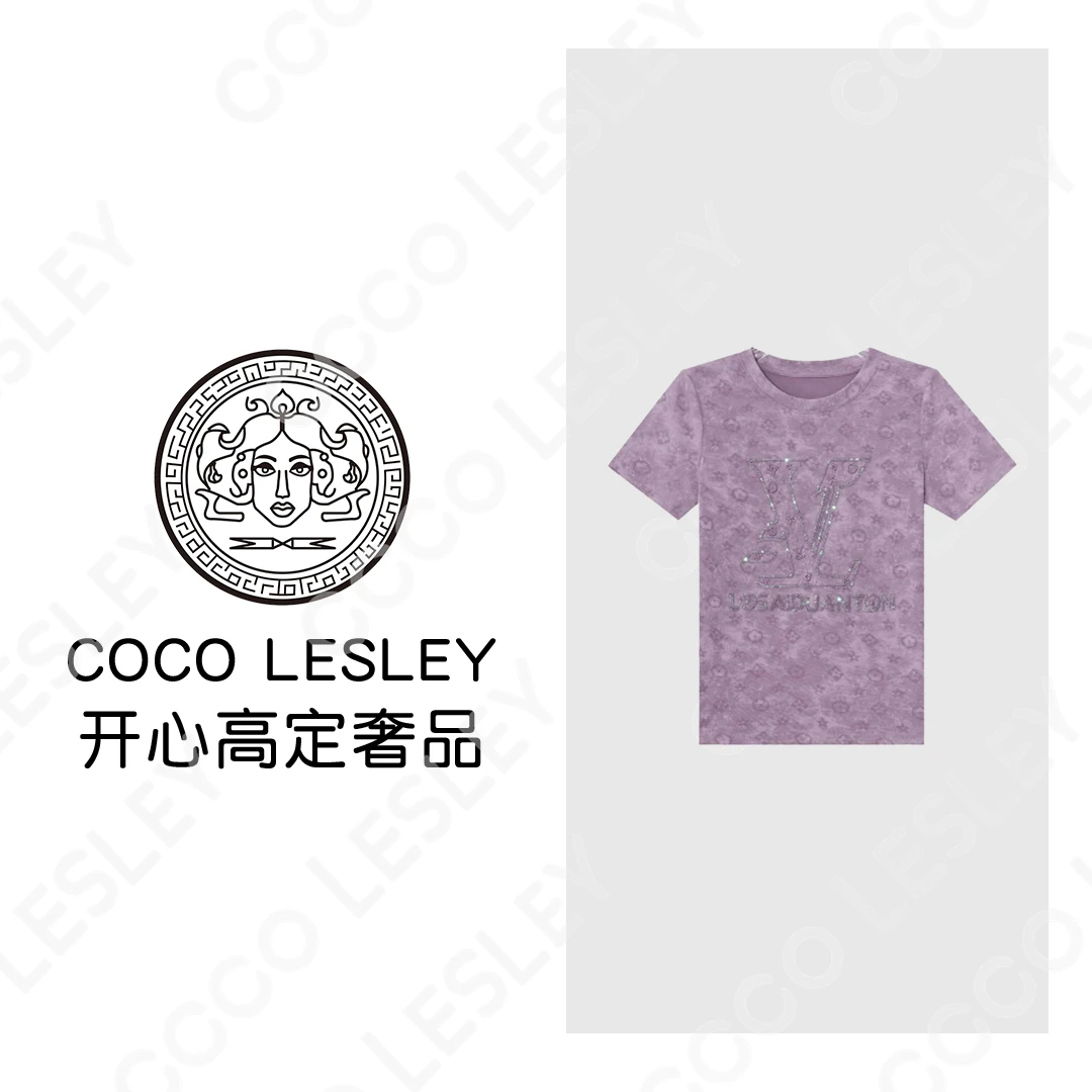 【COCO LESLEY】A79139新款洋气百搭休闲短袖