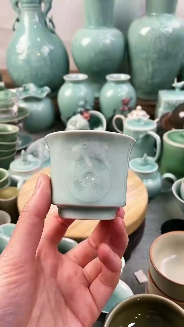 【闪购商品】2抽奖 特价 微瑕 慧仙青瓷 不退不换